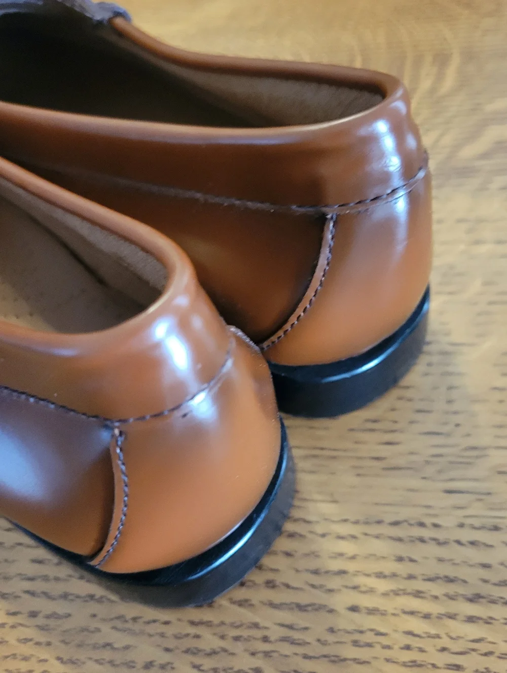 G. H Bass Weejuns Whitney Penny Loafers - Congac